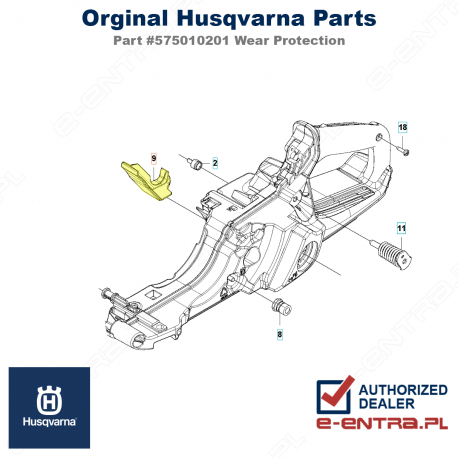 Ochrona zbiornika pilarki Husqvarna