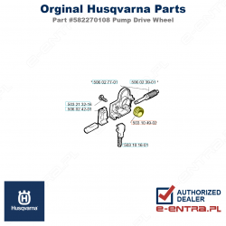 Wałek pompy pilarki Husqvarna