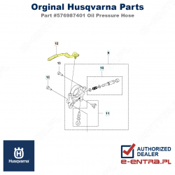 Przewód ciśnieniowy pilarki Husqvarna