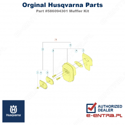 Tłumik pilarki Husqvarna