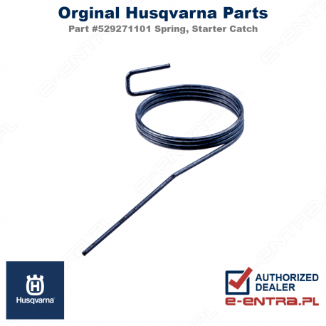 Sprężyna zapadki rozrusznika pilarki Husqvarna
