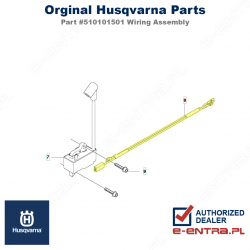 Wiązka przewodów pilarki Husqvarna 445, 450 510101501