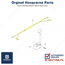 Wiązka przewodów pilarki Husqvarna, komplet