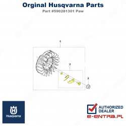 Zapadka pilarki Husqvarna
