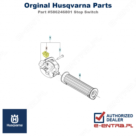 Wyłącznik pilarki Husqvarna