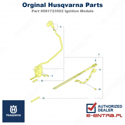 Moduł zapłonowy pilarki Husqvarna 555, 556, 581723502