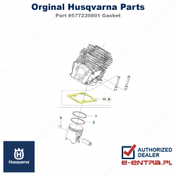 Uszczelka tłoka pilarki Husqvarna