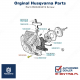 Śruba rozrusznika pilarki Husqvarna 351,357XP,359, 362XP, 503203419