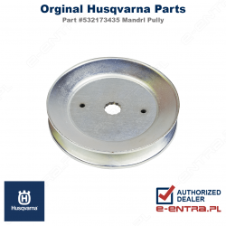 Koło pasowe traktorek Husqvarna GTH, YTH, Rider Deck 122, 532173435