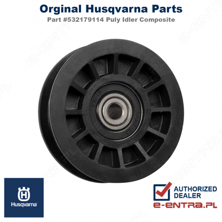 Koło pasowe, rolka Husqvarna YT|H, CT, CTH, 532179114